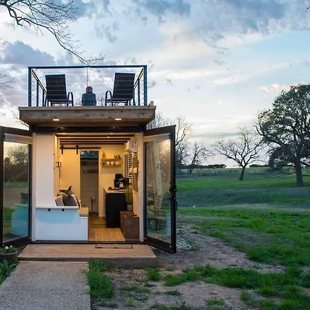 Stillwater House Elegant Tiny Container Home Near Magnolia Waco Exterior photo