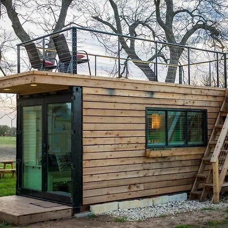 Stillwater House Elegant Tiny Container Home Near Magnolia Waco Exterior photo